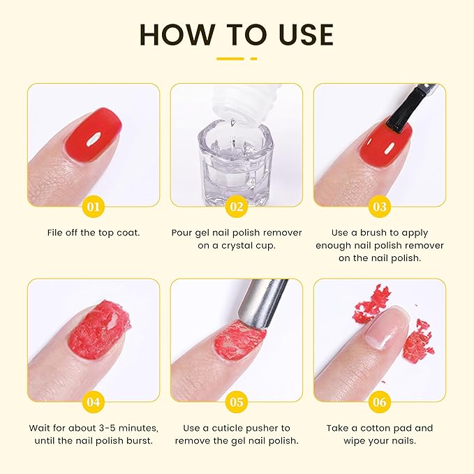 AIJIMEI Nail Brush Cleaner Gel (Nail Polish Remover Set) Fast Cleaning Nail Brush Cleaner Easy To Use For Salons And Home Use Acrylic Nail Brush Cleaner Nail Art Brushes Cleaner, Paint Nail Brush