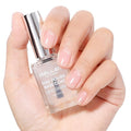 GELLEN Clear Nail Polish Base Coat, Quick Air Dry Calcium-Formula Regular Nail Polish Strengthens Nails, Anti-yellowing, Not UV Gel, TPO & HEMA Free, Non-toxic, No Chip, Long Lasting