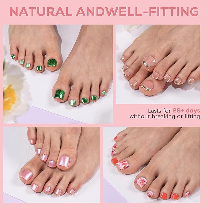 Square Toe Nail Tips Long: Sweet Trend Full Cover Toenail Tips Soft Gel - 600Pcs 15Sizes Pre-etched Matte Press on Nail Extension Kit - Glue & Remover Slanted Clipper Set for Home Salon DIY Soak Off