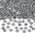 144 Pieces SS30 Jet Hematite Hotfix Rhinestones Flatback Round Crystal Glass Rhinestones Gems for Crafts Nail Face Art Clothes Shoes Bags DIY