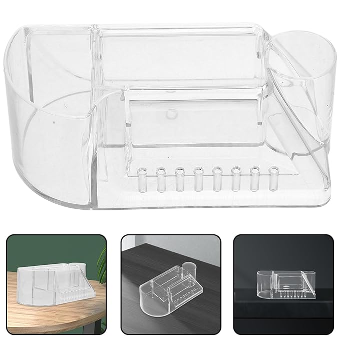 Nail Drill Holder, Mini Nail Drill Machine Storage Box Nail Art Polishing Grinding Drill Bit Holder Display Storage Box Nail Drill Grinding Bit Case Organizer