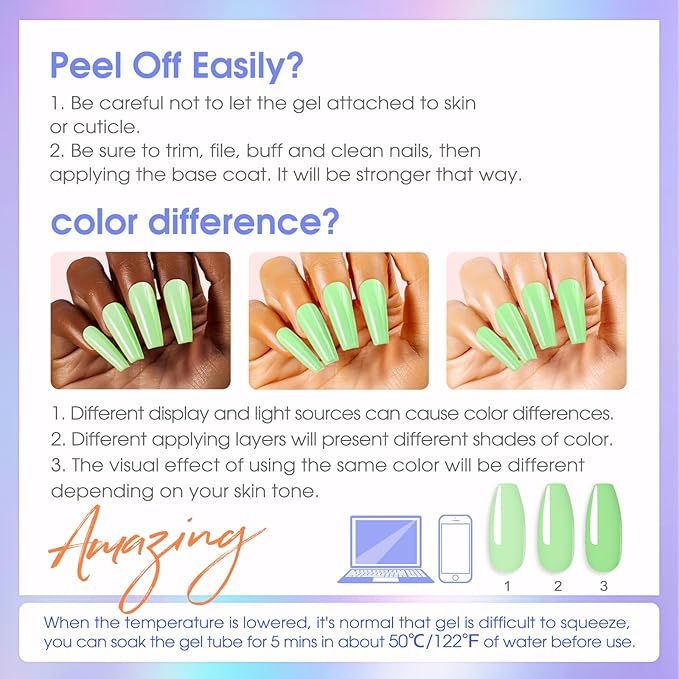 ROSALIND 28 Colors Poly Nail Gel Kit with Mini Lamp Clear Neon Christmas Poly Nail Gel Starter Kit for Beginners Halloween All Seasons Classic Colors with Everything