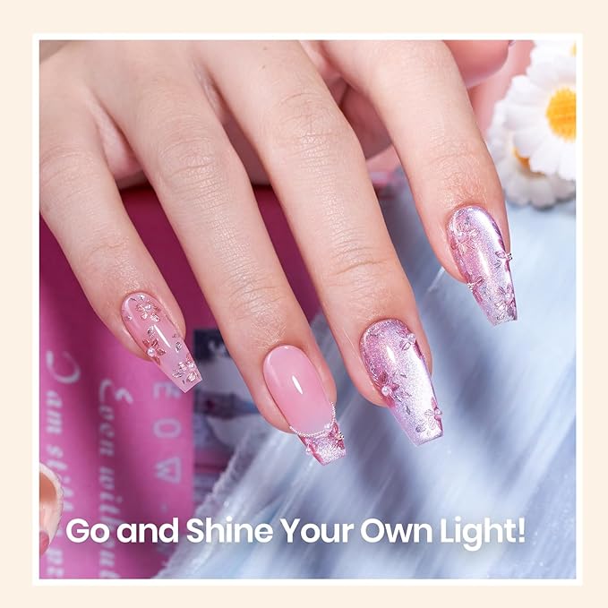 beetles Gel Polish 2Pcs 15ml No Wipe Top Coat Gel Nail Polish High Gloss Shiny Long-Lasting Clear Gel Top Coat, Soak Off Nail Lamp, Spring Nails Home DIY Manicure and Nail Salon Gifts for Women
