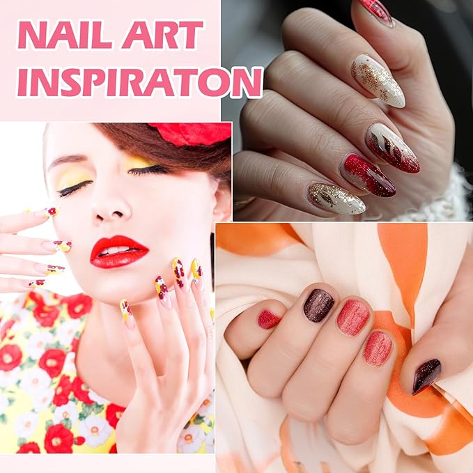 Metallic Nail Art Brushes 6 Pcs Non Slip Liner Brushes Set UV Gel Polish Painting Art Design Pen Silver Color Nail Tools for Long Lines Thin Details Fine Drawing Sizes 5/7/9/11/20/25mm (Silver)