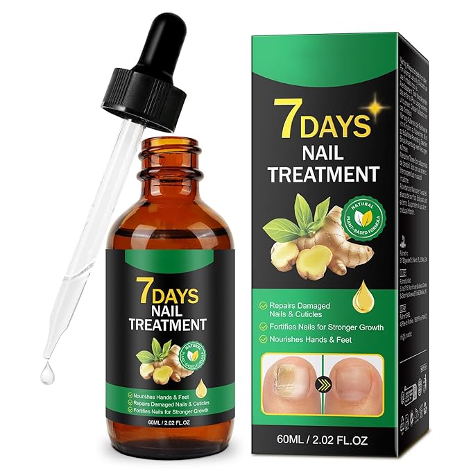 Ginger Nail Growth Serum,Ginger Cuticle Care Oil for Strengthen & Promote Nails Growth, Natural Plant Formula