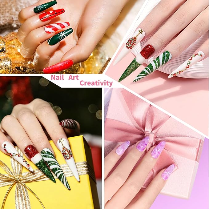 Dual-Ended Gel Nail Brush Set - Nail Sculpting Tool for Poly Extension, Sculpture Gel - Polygel Brushes Manicure Design Kit for Salon & DIY Use, 2Pcs Black&Pink