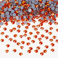 Bymitel Hotfix Crystal Rhinestones Round Gems Iron on DIY Jewelry Making Flat Back for Crafts,Golden Sun, 2.8mm(SS10/2880pcs)