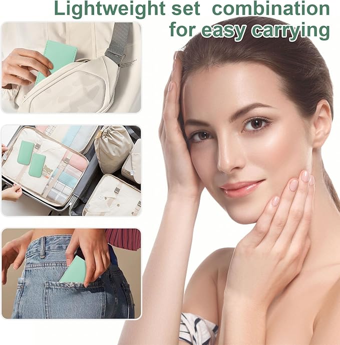 Manicure Set Bulk, Nail Clippers Kit Stainless Steel Fingernail Clippers Set, Sturdy Nail Tip Cutter Trimmers Professional Grooming Toenail Clippers Personal Pedicure Kits 8 in 1 (Green 24 Pack)