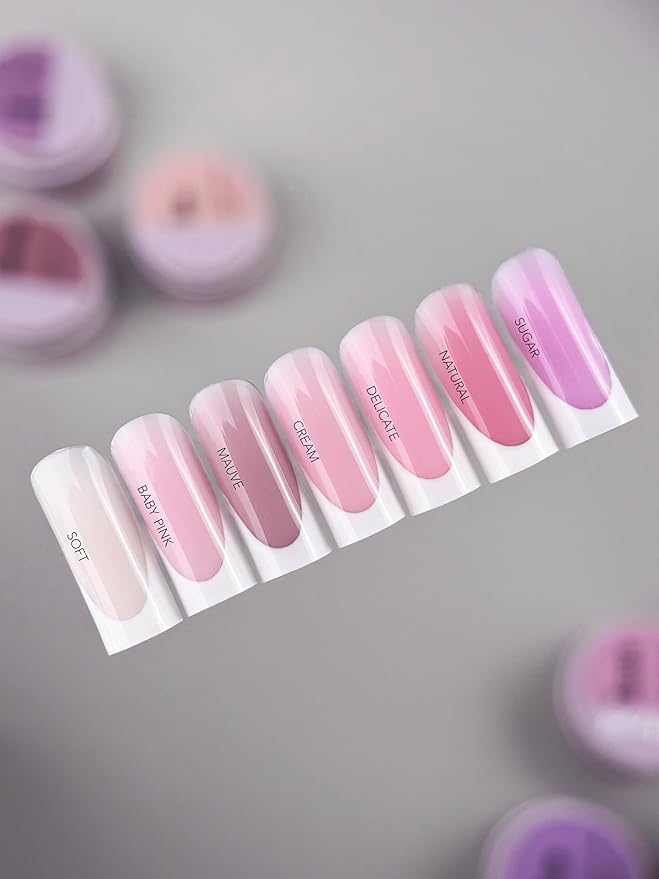 IN.HYPE Camouflage Builder Gel for Nail Extension/Strengthening. Lilac Pink 'Sugar'