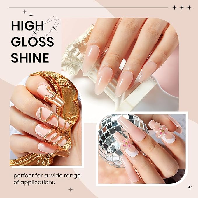 Solid Builder Gel for Nails Nude 3D Nail Art Gel Non-Stick Hand Hard Gel Sculpting Gel for Nail Art 3d Molding Gel Nail Extension Gel Mnicure DIY at Home 14g(0.49fl oz)