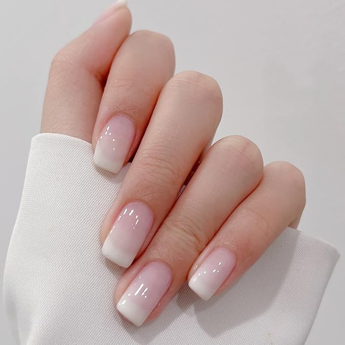 MAYCHAO 15ML Gel Nail Polish 1Pc Jelly Milky White Gel Polish Soak Off UV LED Transparent Nail Polish Nail Art Starter Manicure Salon DIY at Home, 0.5 OZ