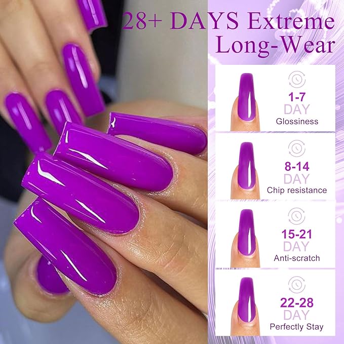 MTSSII 15Pcs Gel Nail Polish Set 6 Colors Gel Polish + 3Pcs Poly Gel Set Blue Purple Green Poly Nail Gel Set with Base Top Coat, Dual-Ended Brush Nail Art Salon DIY at Home