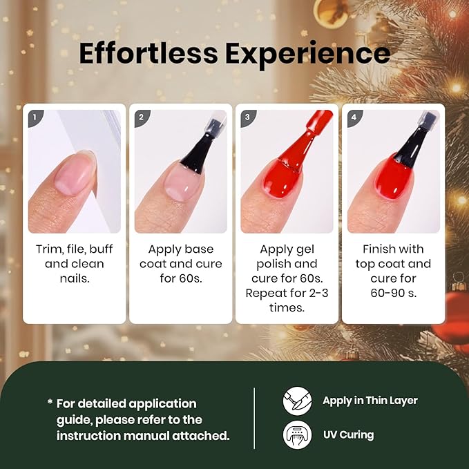 Beetles Red Glitter Gel Nail Polish - Wine Red Shimmer Gel Polish 1Pcs 0.5Oz 15ml Soak Off UV LED Long Lasting Glossy Manicure for Valentine Nail Art and DIY