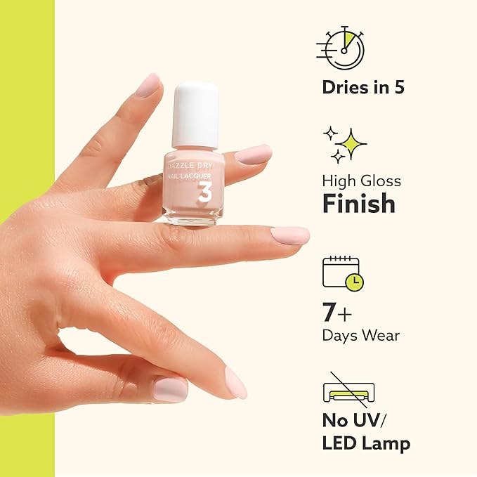 Dazzle Dry Mini Flight - French Manicure - 5 Mini Lacquers