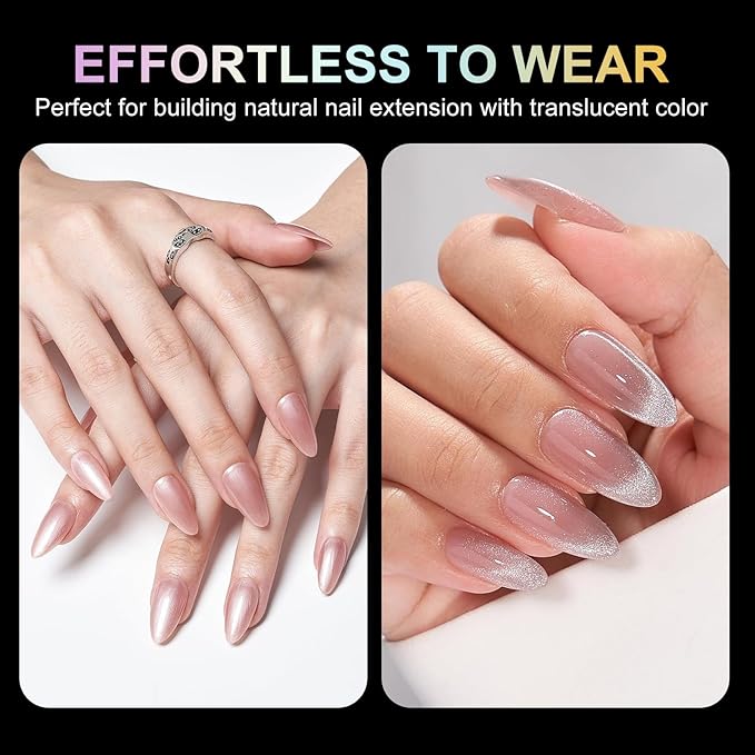 Medium Almond Nail Tips - 12 Sizes 240 PCS Pre-Etched Soft Gel Nail Tips Half Matte Full Cover Press on False Nail Tips Clear Acrylic Nails for Nail Extension Home DIY Manicure Salon