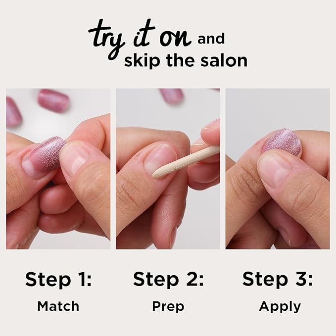 Sally Hansen Salon Effects Perfect Press-On Nails | Coffin Shape | Easy to Apply, Non-Damaging | 30 Nails, Nail Glue, Adhesive Tabs, File | Soul Pink
