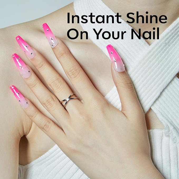 modelones Pink Gel Polish Hot Pink Gel Nail Polish Soak Off Led Neon Pink Polish Nail Art Design Salon DIY Gel Manicure for Women Girl 15 ML
