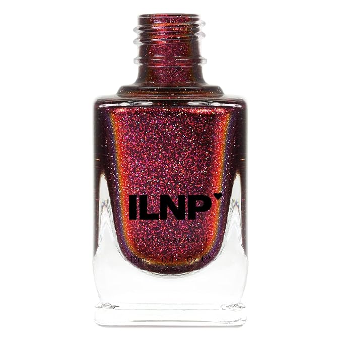 ILNP Carrie - Blood Red Holographic Nail Polish