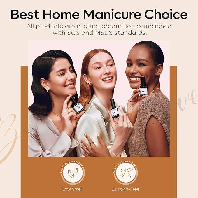 modelones Brown Gel Nail Polish,Orange Nail Polish Drawing Swirl Shell Thread Effect Gel Polish Soak Off Led Autumn Fall Nail DIY Mani Gift for Women 15 ML