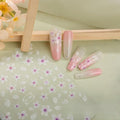 Flower Nail Stickers Decals Spring Summer Floral Nail Art Sticker Design Self-Adhesive Nail Decorations