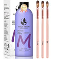 8FL.OZ EMA Monomer Acrylic Nail Liquid with 3 Acrylic Brushes (8/10/14) for Nail Extensions & Carving, MMA-Free, Non-Yellowing, Ideal for DIY & Professional Salon Use