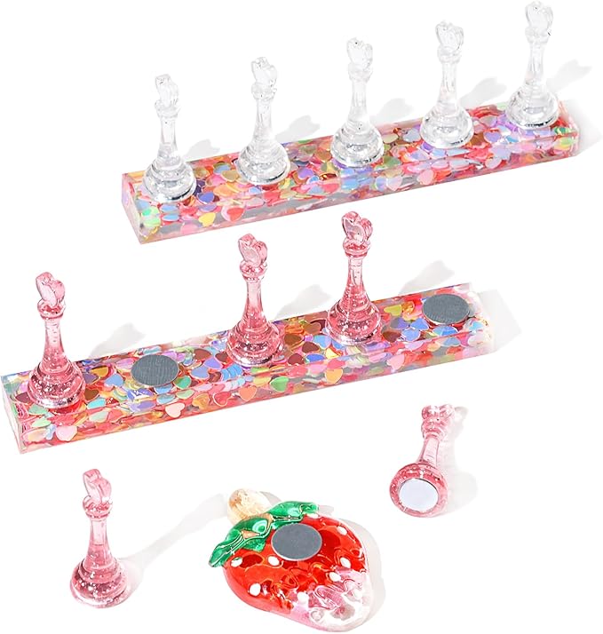MAYEEN Lovely Nail Stand for Press Ons Upgraded Raised Nail Holder For Painting Nails Press On Nail Stand Nail Holders For Press On Nail Art Nail Practice Display Nail Kit Home DIY Salon Supplies