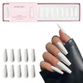 Kiara Sky Press On Nails | XPRESS PRO 100% Acrylic Nails | 30-Piece Kit Includes Nail Glue, Cuticle Pusher, File & Prep Pad | Coffin Long - Insti Gator