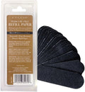 Cuccio Naturale 50-Count Black 80-Grit Pedicure File Refills – Coarse, Water-Resistant, Disposable Abrasive Sheets for Professional Foot Care – Fits Cuccio Stainless Steel Pedicure File