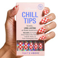 Chillhouse - Chill Tips, Press on Nails Kit - That's Amore (Oval) - 30 Nail Shapes & Sizes - Up to 2 Weeks of Wear - Customizable Fit - Reusable - Latina Founded & Women Owned - Beauty & Self Care