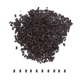 Italian Glue Brown Fusion Granule Bead for Hair Extension, 100g Hot Glue Tip for Hair Extension Nail Design, Italian Rebond Granules Beads Hair Extension Fusion Kit