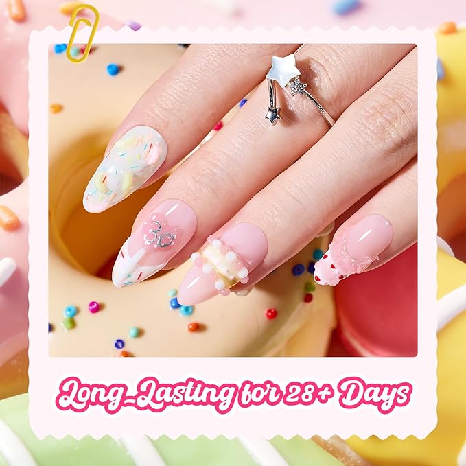 Beetles Glitter Gel Top Coat 15ml – Confetti Fantasy Sparkle Nail Top Coat, Overlay Glitter Effect for Gel Nail Polish, Soak Off UV LED Cured High Shine Long Lasting Spring Nail Art