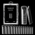 NMKL38 120PCS Dual Nail Forms 12 Sizes Extension Poly Nail Gel Full Cover Nail Molds (TI17U)