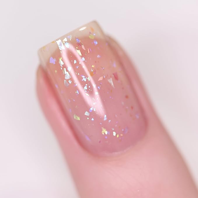 ILNP Wonderland - Teal, Purple, Blue Color Shifting Iridescent Flakie Topper Nail Polish