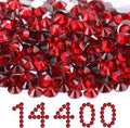 Flatback Rhinestones Bulk, 14400PCS Siam Rhinestones for Clothes DIY Decoration Crafts, Siam, SS20, 4.6-4.8mm
