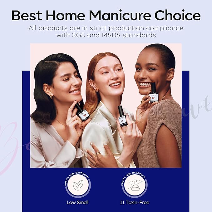 modelones Blue Gel Nail Polis Paulina Lapis Cobalt Blue Color 4th of July Gel Polish Soak Off UV LED Nail Art Manicure 15 ML