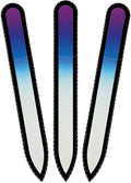 Mont Bleu Rainbow Glass Nail File - Czech Tempered Glass - Handmade in Bohemia-Czech Republic - Premium Women's Nail File