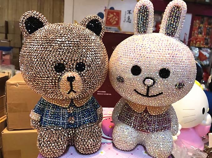 4000Pcs Mixed Size Hot Fix Round Crystals Gems Glass Stones Hotfix Flat Back Rhinestones (Silver Flare)
