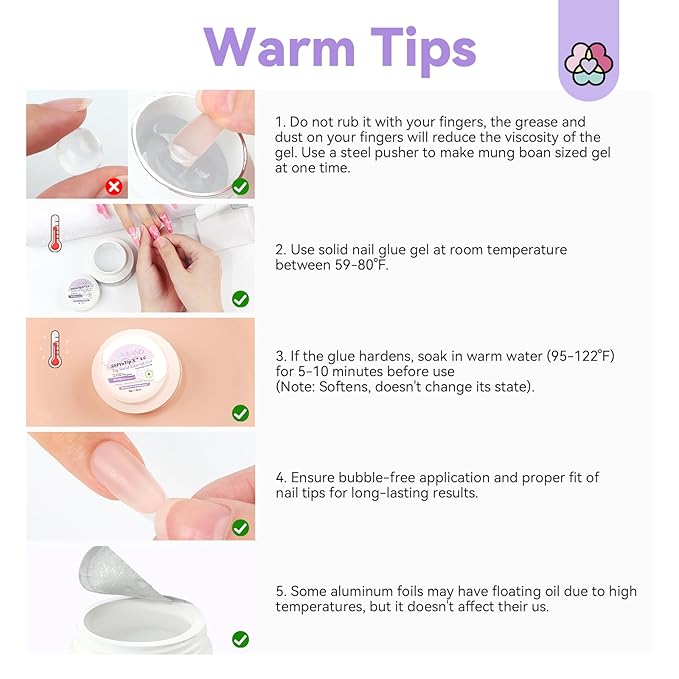 SAVILAND 30g Solid Nail Glue Gel: 30-Day Long Wear 2026 Gel Nail Glue Solid Gel Strong Adhesive for False Tips 3D Sculpture U V Nail Enthusiasts Home DIY