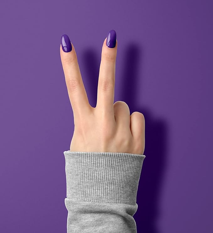 LeChat - Perfect Match Gel Polish - Aristocrat - Royal Purple with Cream Finish - (0.5 Ounce) - Easy Application - Soak Off Formula