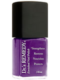 Dr’s Remedy Enriched Nail Polish: Non Toxic, All Natural, and Organic - Doctor Formulated: Strengthens, Restores, Heals, and Protects '24-Free' - VIVACIOUS Violet