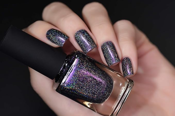 ILNP Pulse - Purple to Gold Color Kissed Ultra Holographic Nail Polish