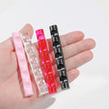 4-Color Acrylic Crystal Pen Holder Nail art painting pen holder Brush Organizer for Nail Art, Gel Polish & Desk Accessories 360° Rotating Display Stand (Pink/Red/black/Clear)