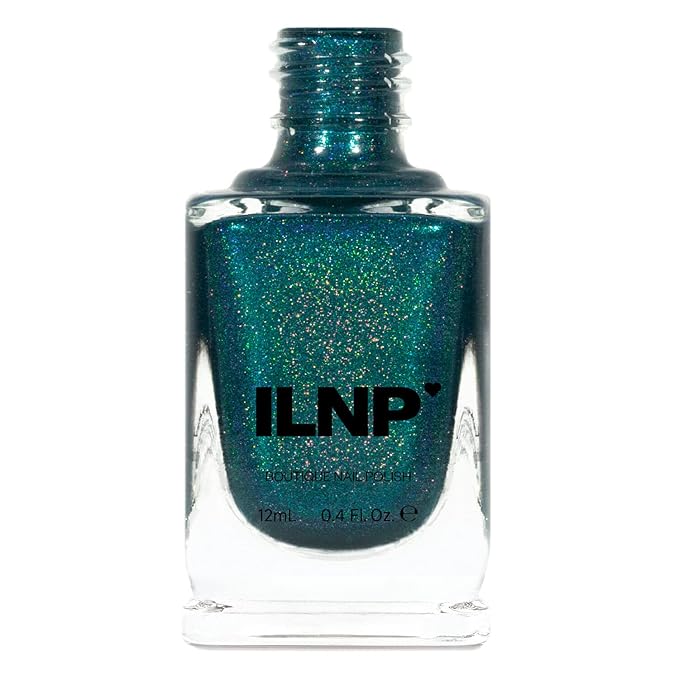 ILNP Fall Semester - Deep Dark Teal Holographic Nail Polish