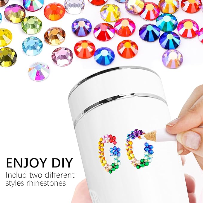 40000Pcs Gems for Crafting,Resin Jelly Rhinestones, 24 Color 3mm Flatback Gems with 24 Grid White Flatback Pearl for Diamond Art DIY Crafts Clothing Shoes Nail Art Decoration ZS004