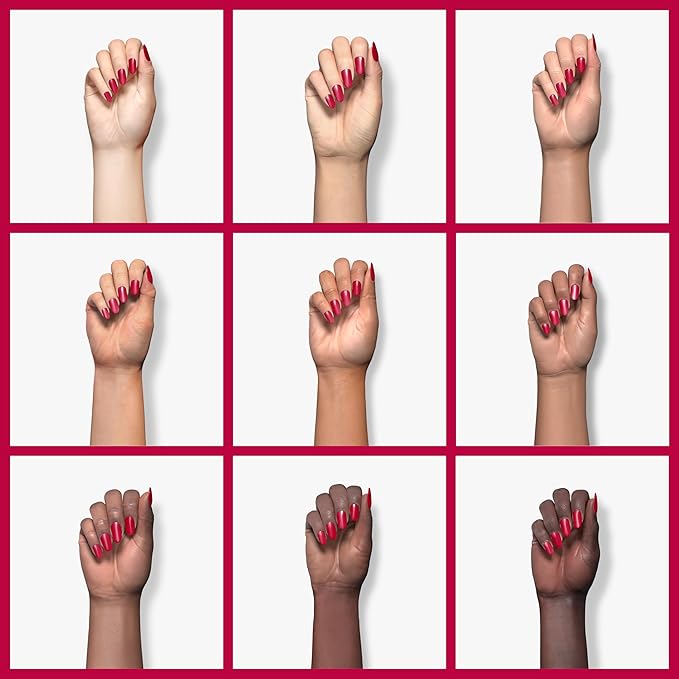 Nailtopia - Plant-Based Chip Free Nail Lacquer - Non Toxic, Bio-Sourced, Long-Lasting, Strengthening Polish - Spill The Juice (Magenta) - 0.41oz
