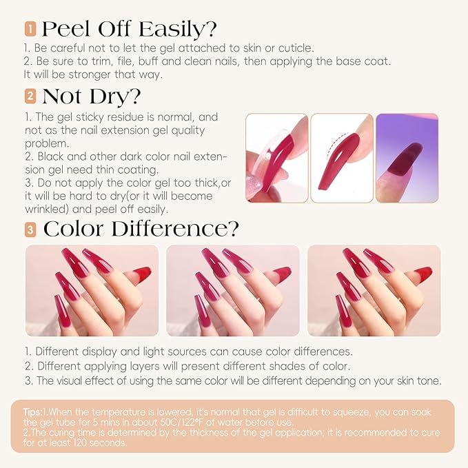 COSCELIA 22PC Poly Nail Gel Kit Starter Kit, 15 Colors 16ML Poly Nail Extension Gel Colors for Beginners without Lamp Thickening Solutions Top Base Coat at Home Gifts for Women