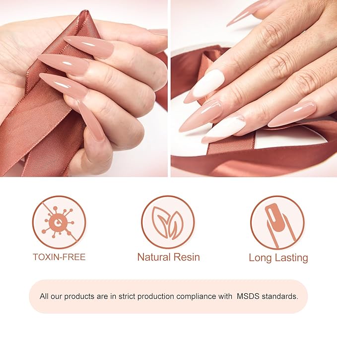 VENALISA Builder Nail Gel, 50ml Jelly Nude Pink Hard Gel for Nails Extension, Polygel Nail Art Manicure