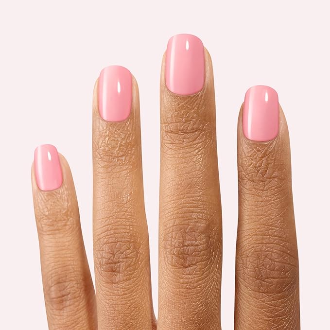 Dashing Diva Gloss Nail Strips Bundle - The Soft Pink Collection - Lovely Pink & Attitude - UV Free, Chip Resistant, Long Lasting Gel Stickers - Contains 2 Sets