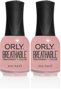 Orly Breathable Nail Color, Sheer Luck, 0.6 Fluid Ounce (Pack of 2)