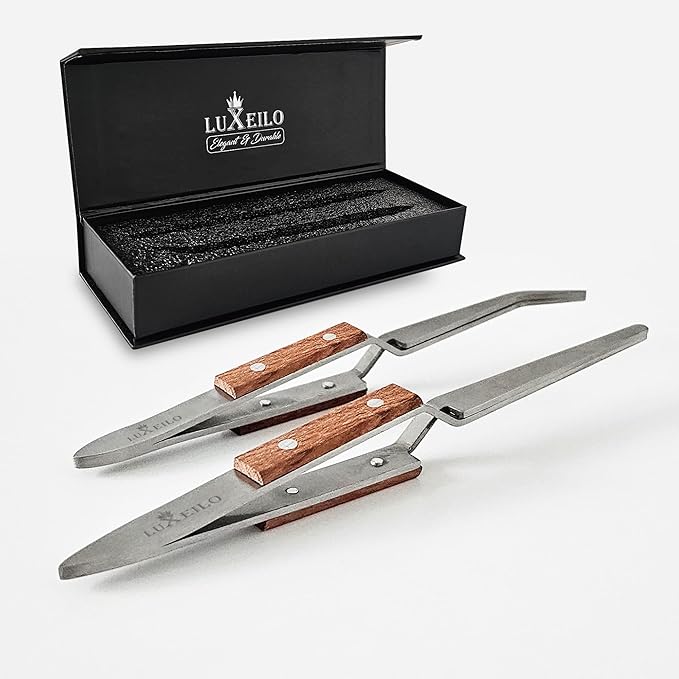 Multi-Functions Nail Shaping and Pincher Tweezers Tools -2PCS Nail Shaping Tool Kit- Nail Shaping Clamp – Professional Nail Tool for Acrylic & Gel Nails-Reusable Nail Shaper- Nail Art Tool